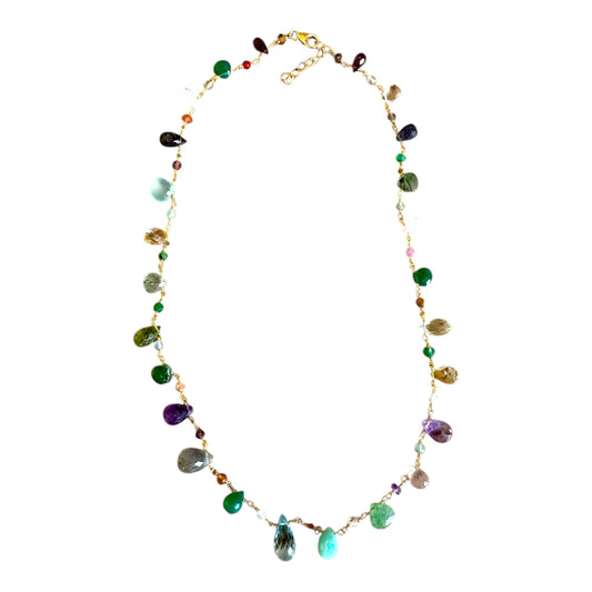 Gemstone  charm Necklace
