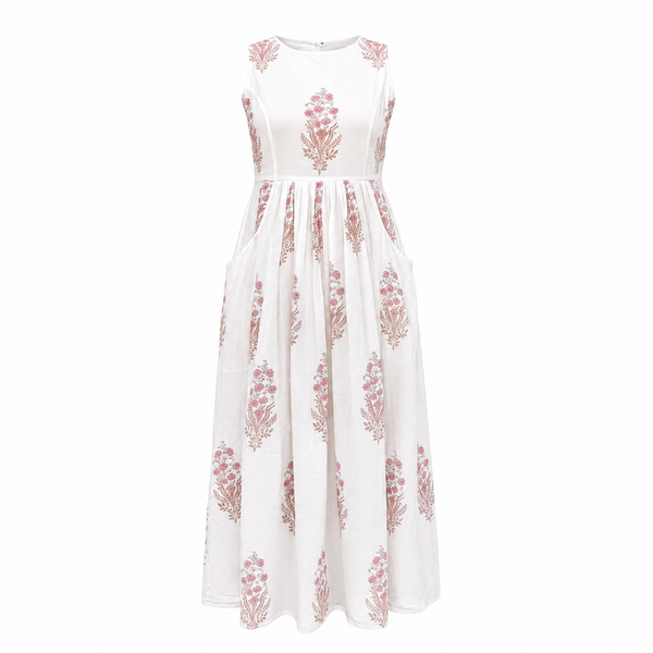 Zara Dress - Relaxed Cotton Summer Dress with Pockets
