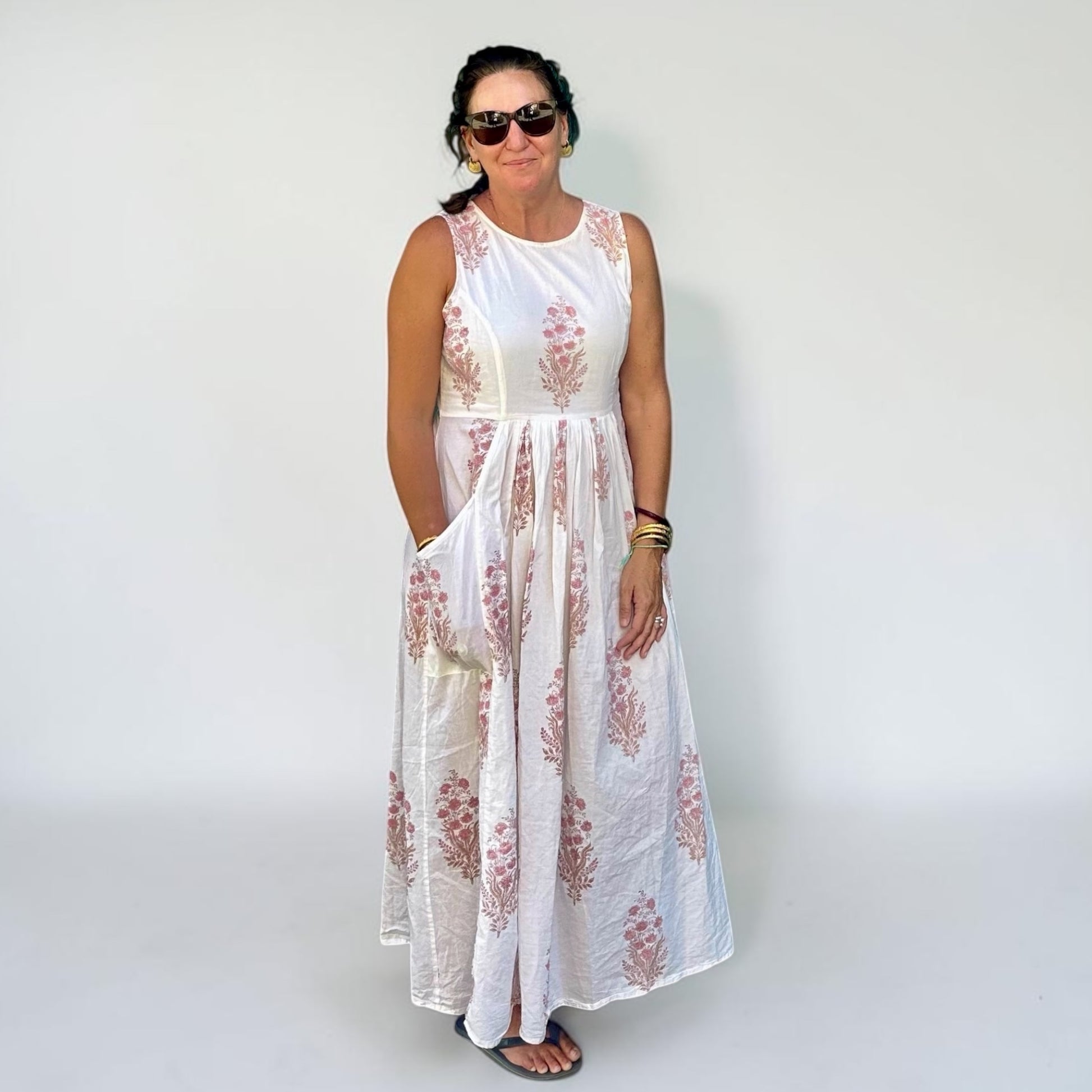 Zara Dress - Relaxed Cotton Summer Dress with Pockets